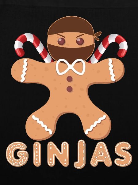 Masked gingerbread with frosting