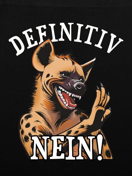 Definitiv Nein: Hyänen Statement