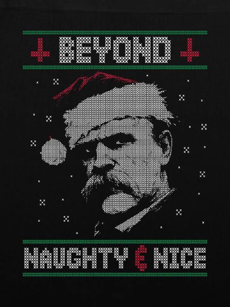 BEYOND NAUGHTY & NICE NIETZSCHE UGLY CHRISTMAS
