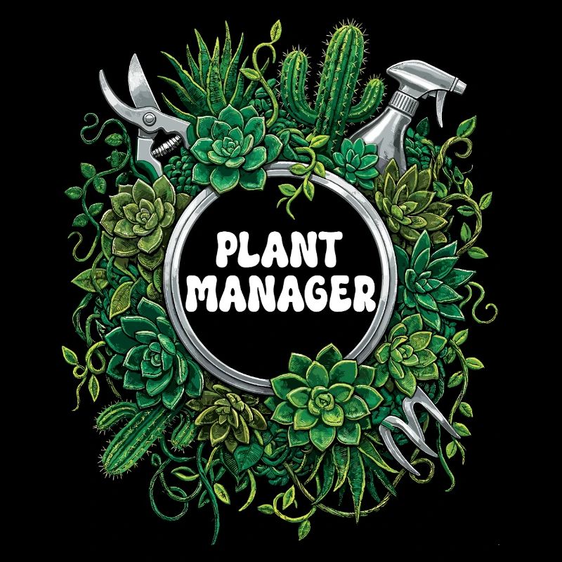 Funny Plant Manager Succulent Cactus