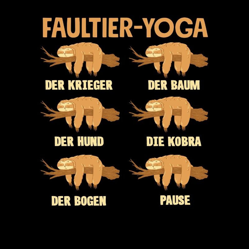 Faultier Yoga Routine Sport Geschenk