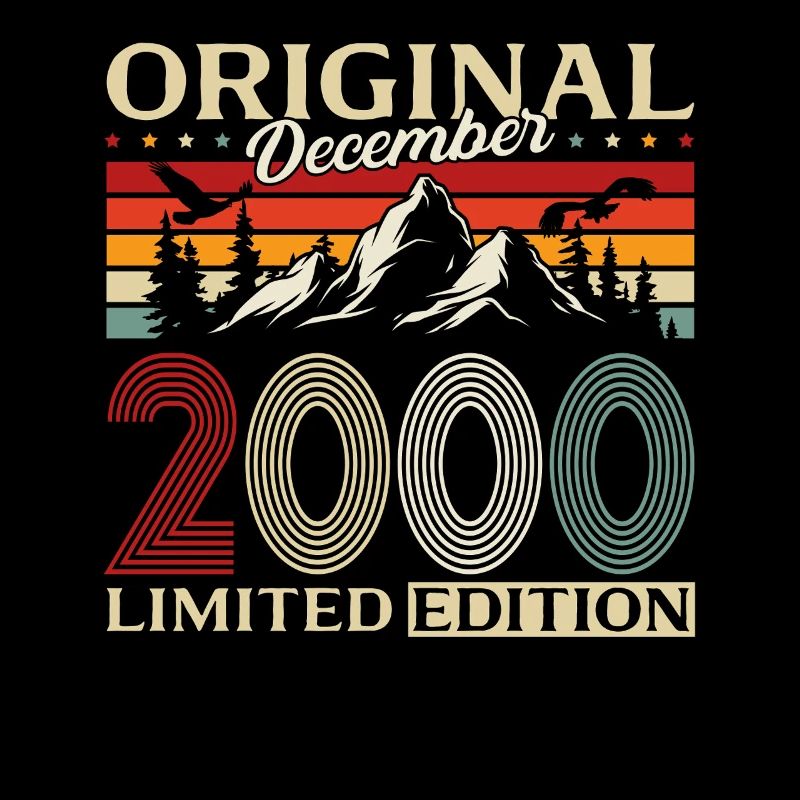 25e anniversaire Original Décembre Année 2000