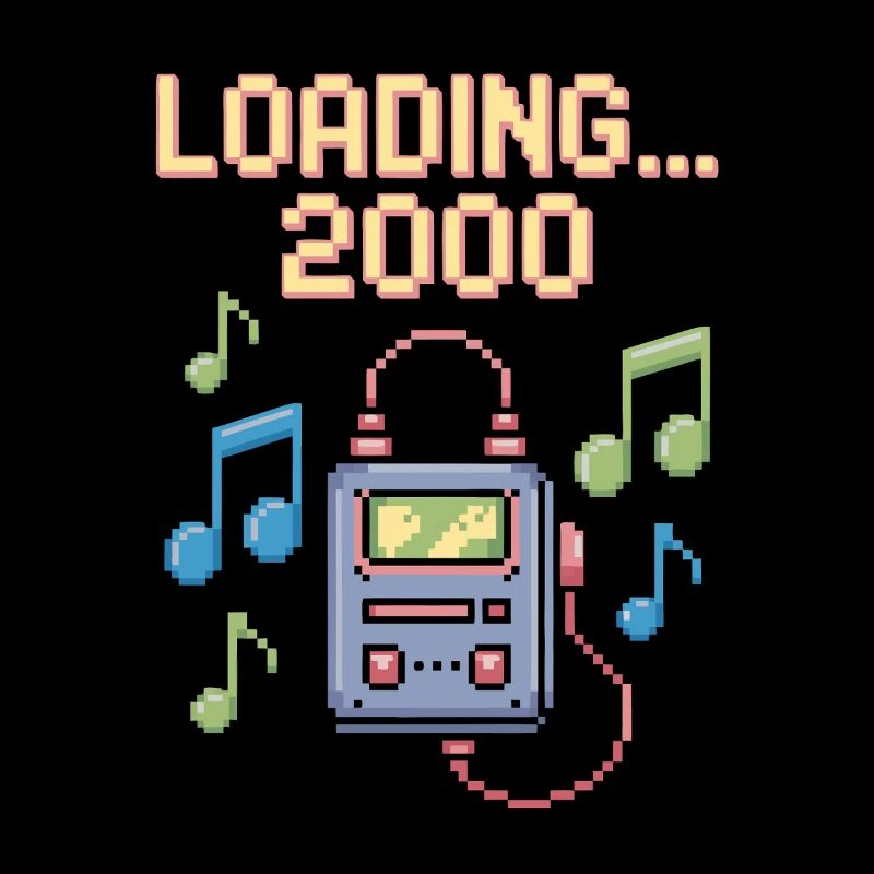 Retro Pixel Design – Chargement 2000