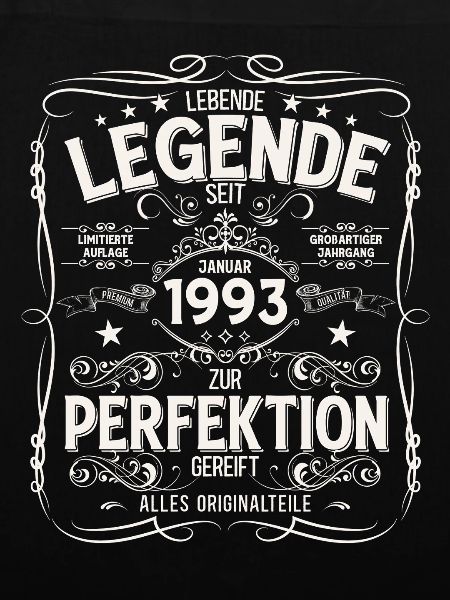 33rd Birthday Legend January 1993