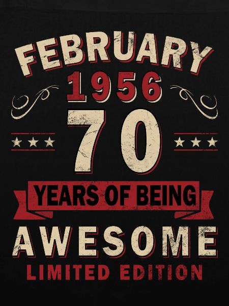 70th Anniversary – Year – February 1956