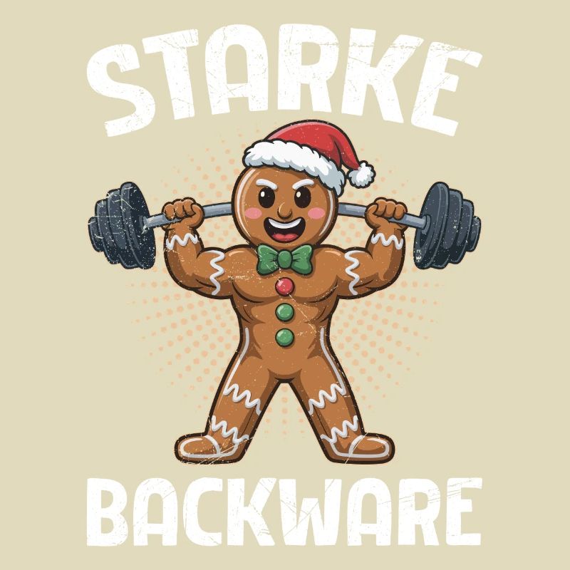 Gingerbread Man STARKE BACKWARE Funny