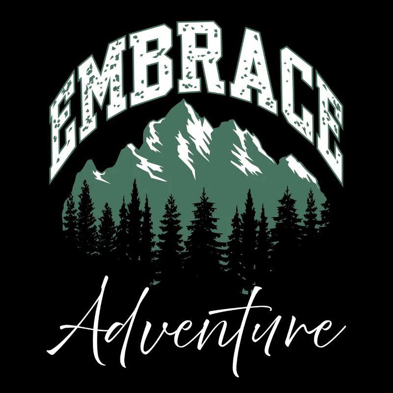 Umarme das Adventure Mountain Logo
