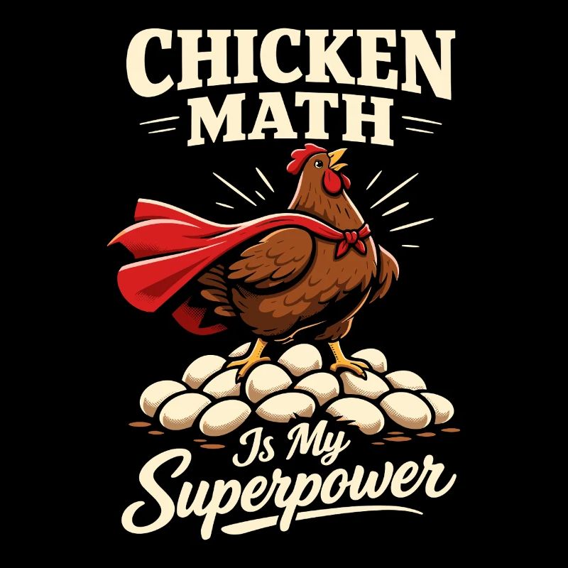 Mathématiques du poulet trop de poulets dans le