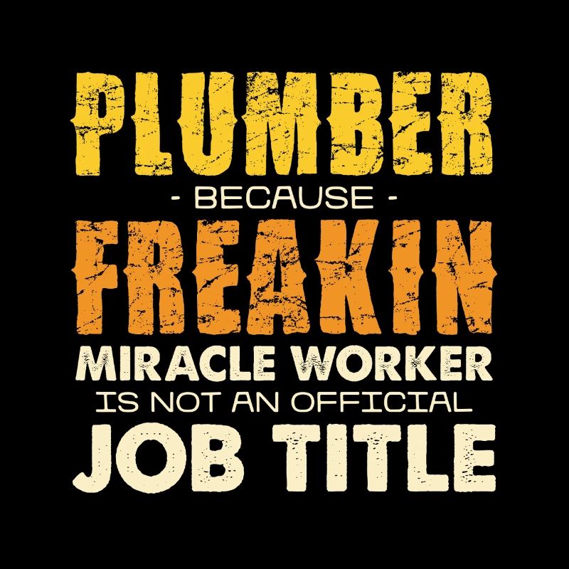 Plumber Wunderhandwerker Humor