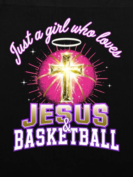 Jesus und Basketball Mädchen-Design