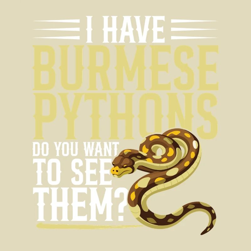 Burmesische Python HDE Schlangen-Stofftier-Reptil