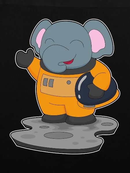 Elephant Astronaut Space
