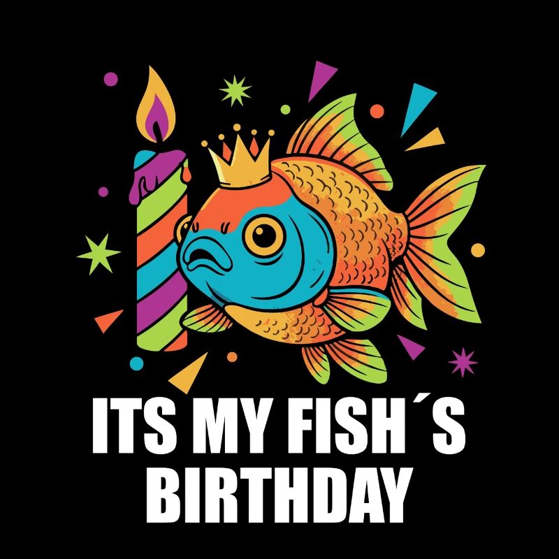 C’est le poisson rouge d’anniversaire de mon poisson