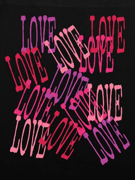 Love Cascading Romantic Lettering