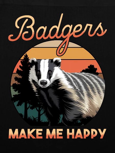 Funny Animal Badger
