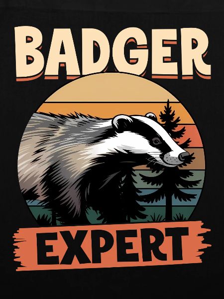 Funny Animal Badger