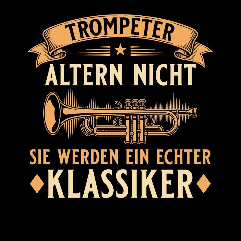 Trompeter altern nicht - Echter Klassiker Musiker
