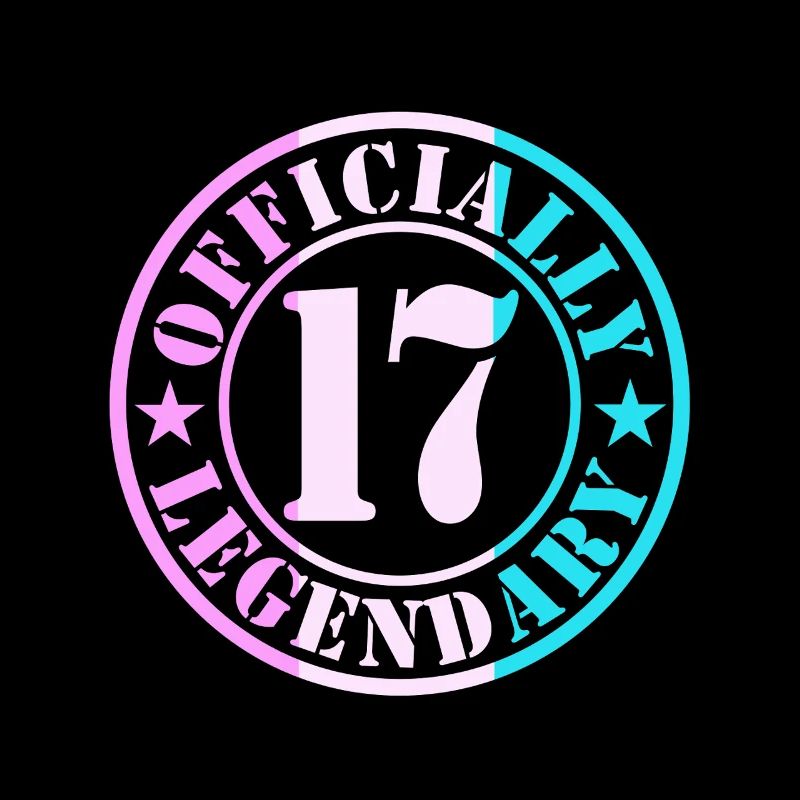 17. Geburtstag Junge Mädchen Legende Level 17