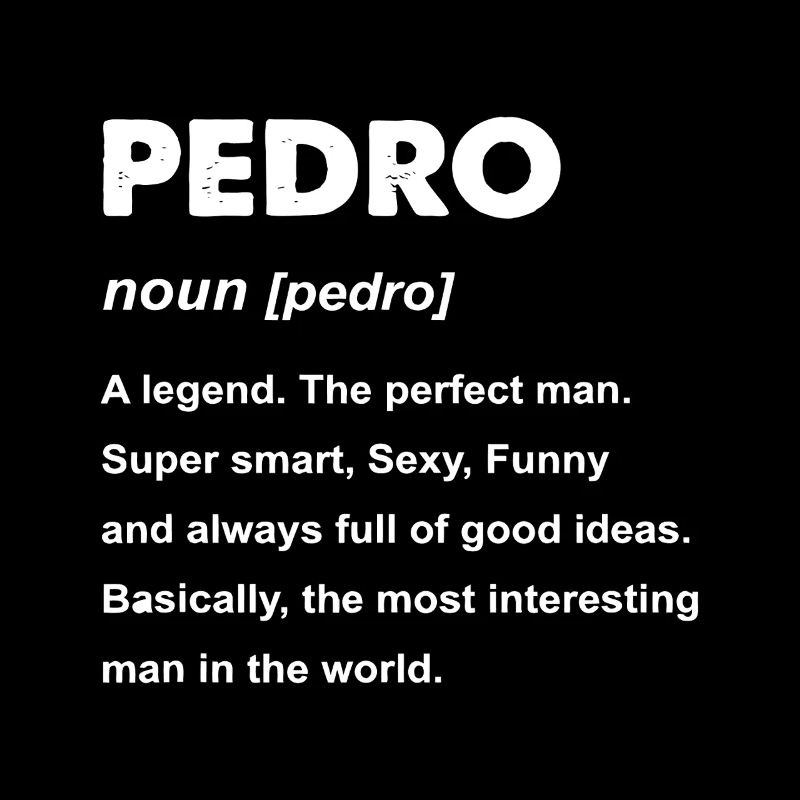 Typographie de Pedro Legend Tee