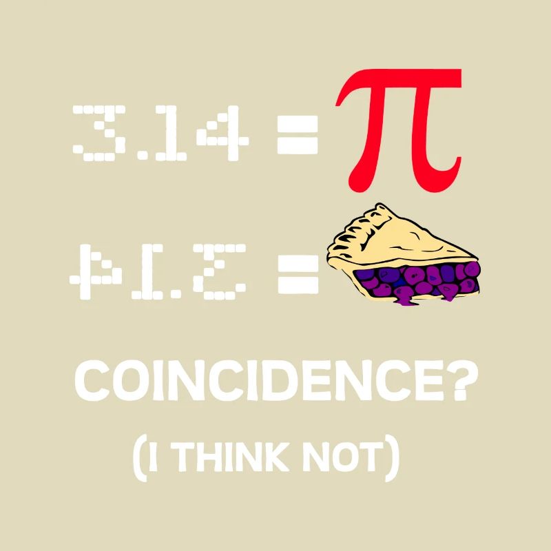 Pi Pie Coincidence Tee
