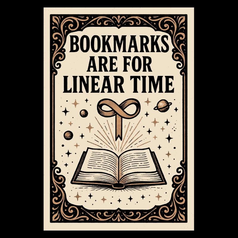 Linear Time Bookmarks | Sci-Fi Book
