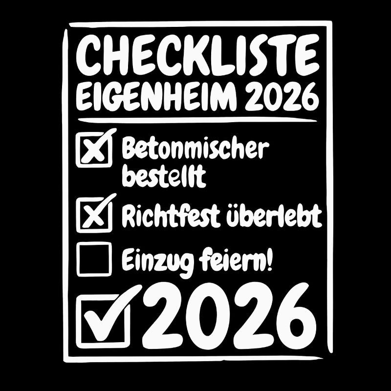 Checkliste Eigenheim 2026 Hausbau