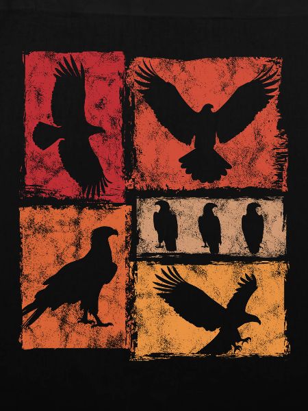 Adler Retro Tierdruck