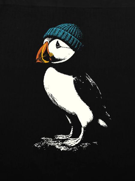 Puffin mit Mütze
