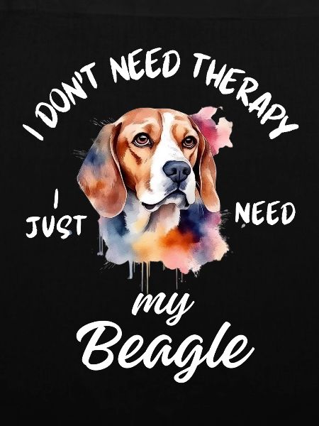 Aquarell-Beagle-Porträt