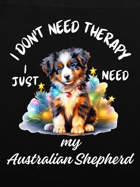 Weihnachts-Australian Shepherd-Welpe