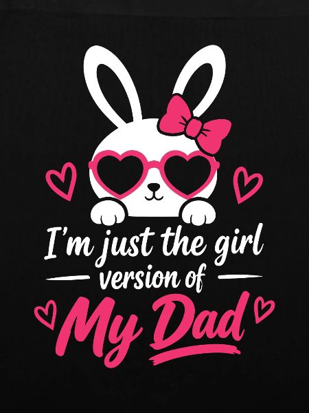 Mädchenversion von My Dad Bunny Tee