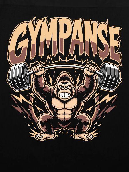 Gympanse Gewichtheber Bodybuilding