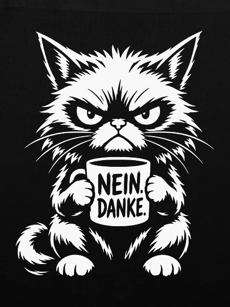 Nein Danke Katze