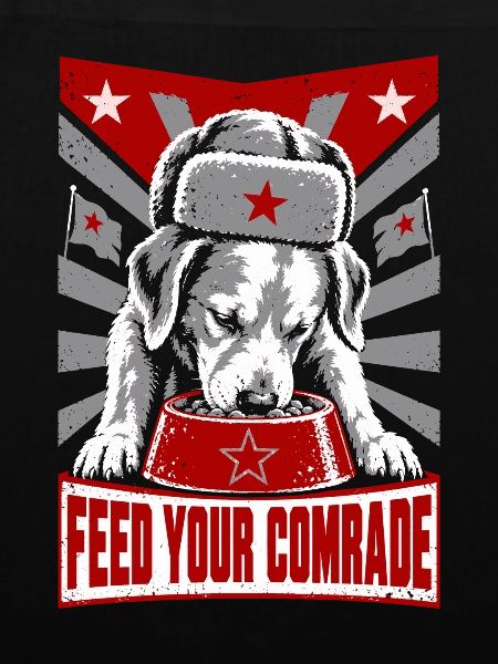 Kamerad Hund Futterbanner Propaganda
