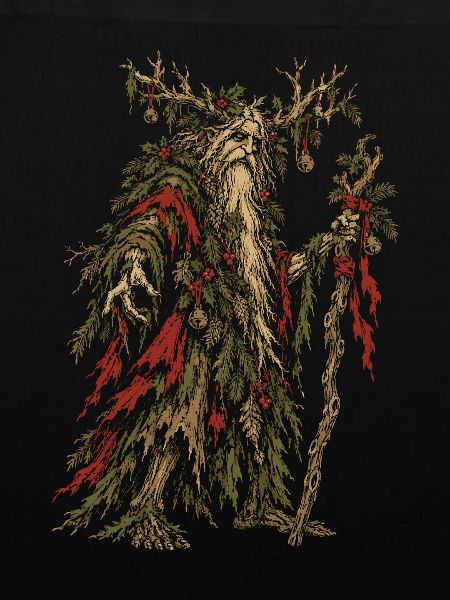 Weihnachts-Leshy-Slawischer Waldgeist-Folklore