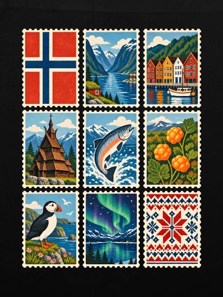 Norwegen Briefmarken