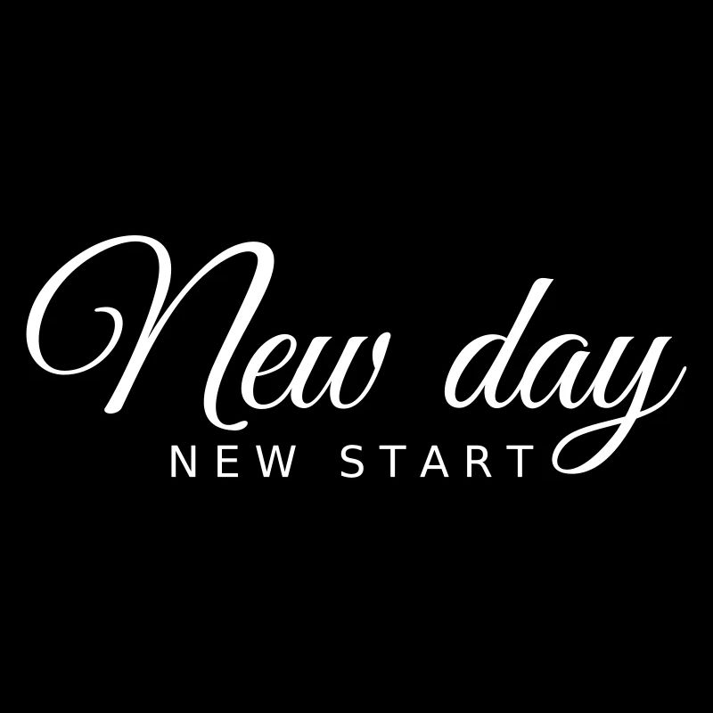 Gift for a new beginning: New day - new luck
