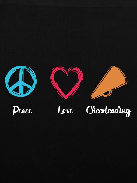 Frieden Liebe Cheerleading