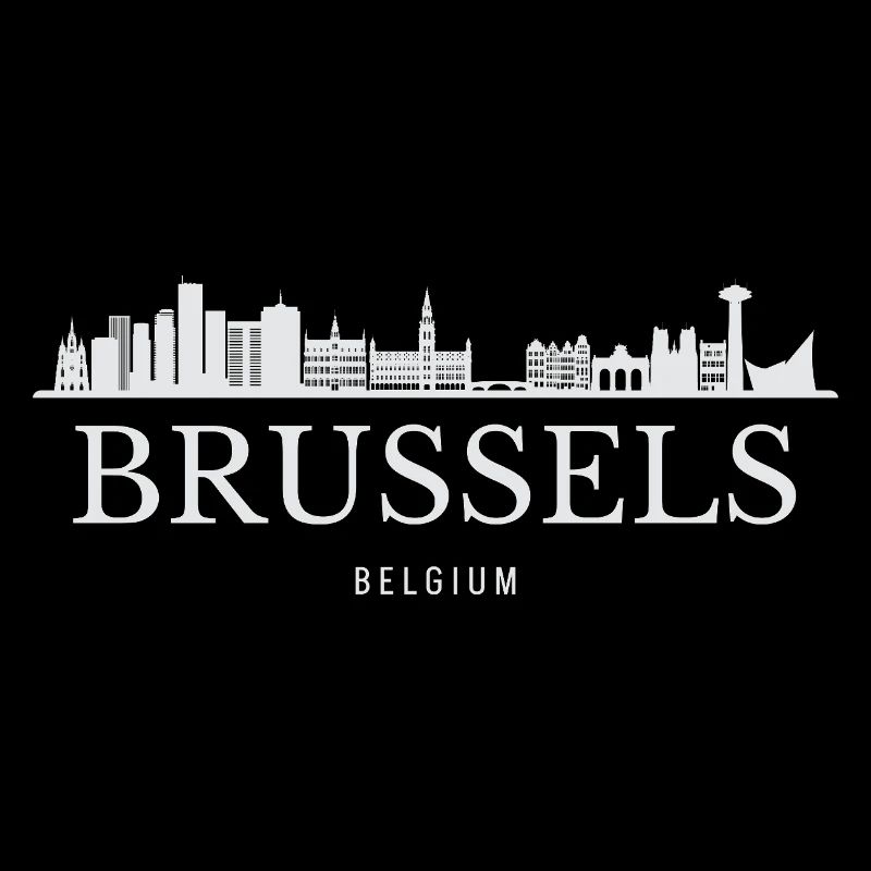 Brussels skyline, Brussels Belgium
