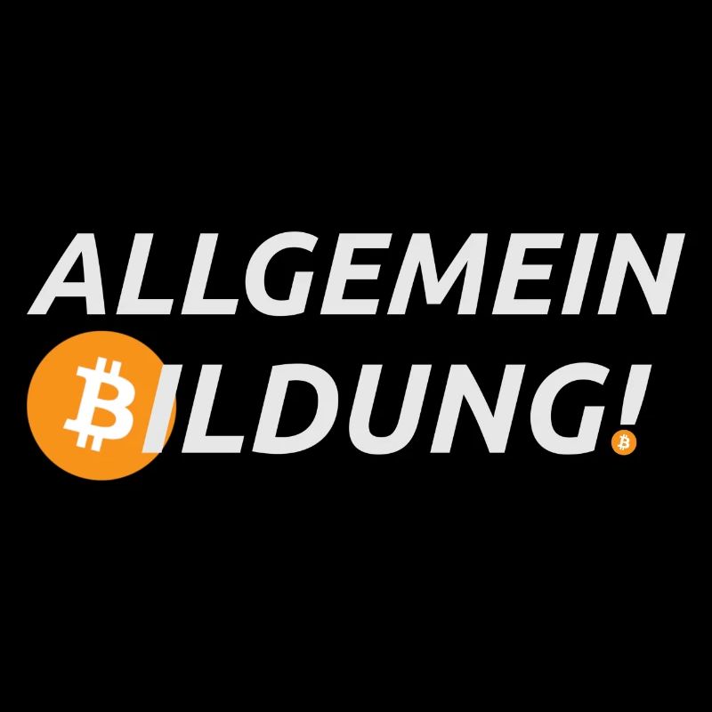 Allgemeinbildung Bitcoin - Spruch
