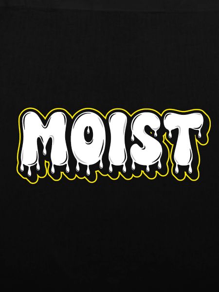 Moist Fat Font Wortzeichen