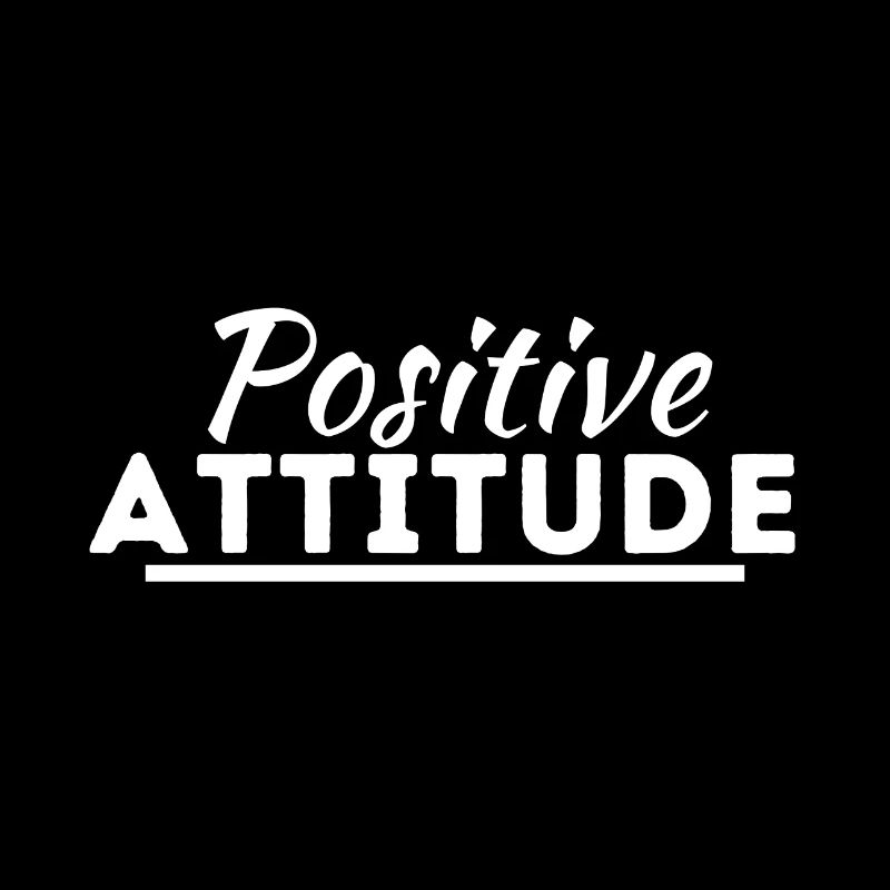 Positive attitude. optimistic joy gift