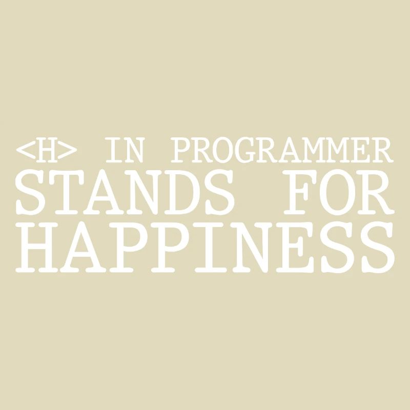 H In Programmer représente le bonheur
