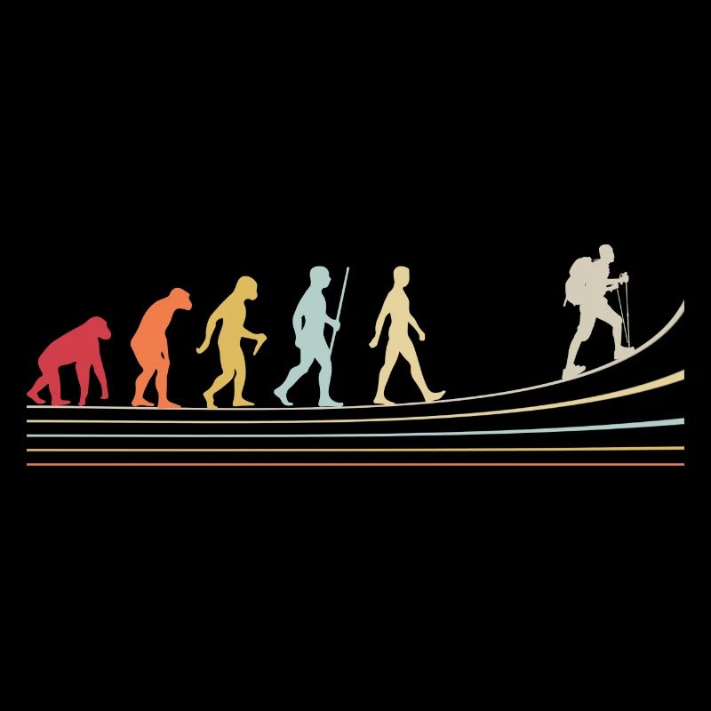 Évolution de l’homme du singe à l’alpiniste