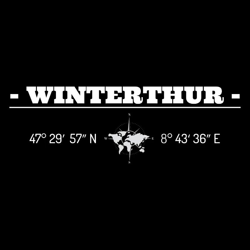 Coordinates Winterthur Switzerland