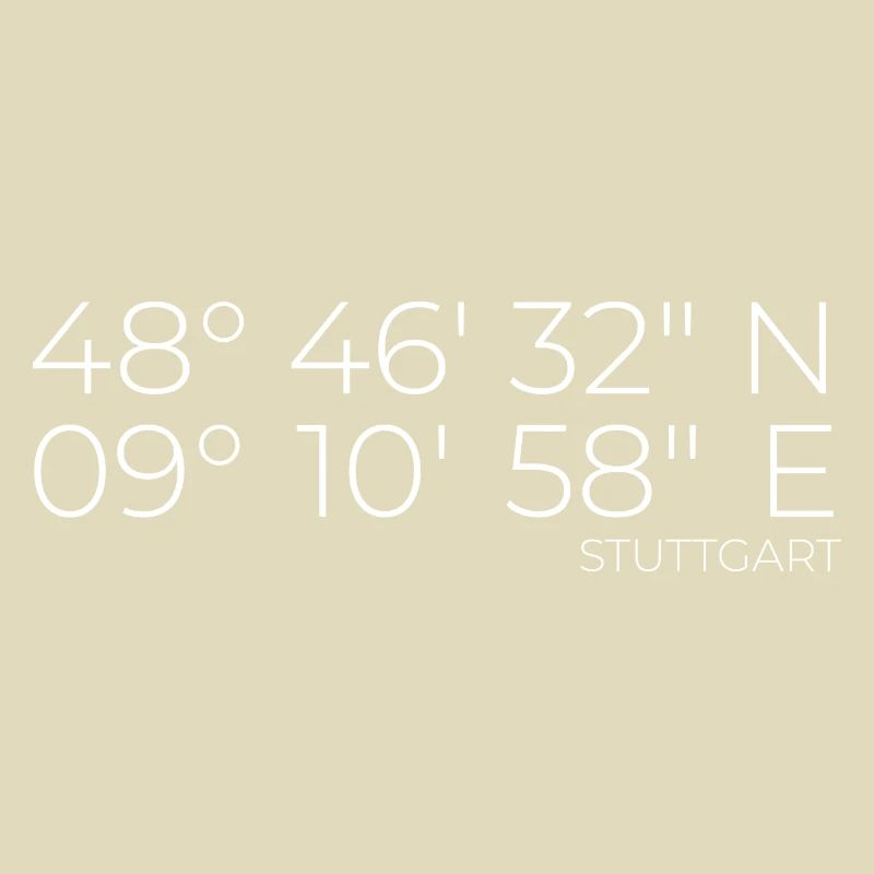coordinates Stuttgart
