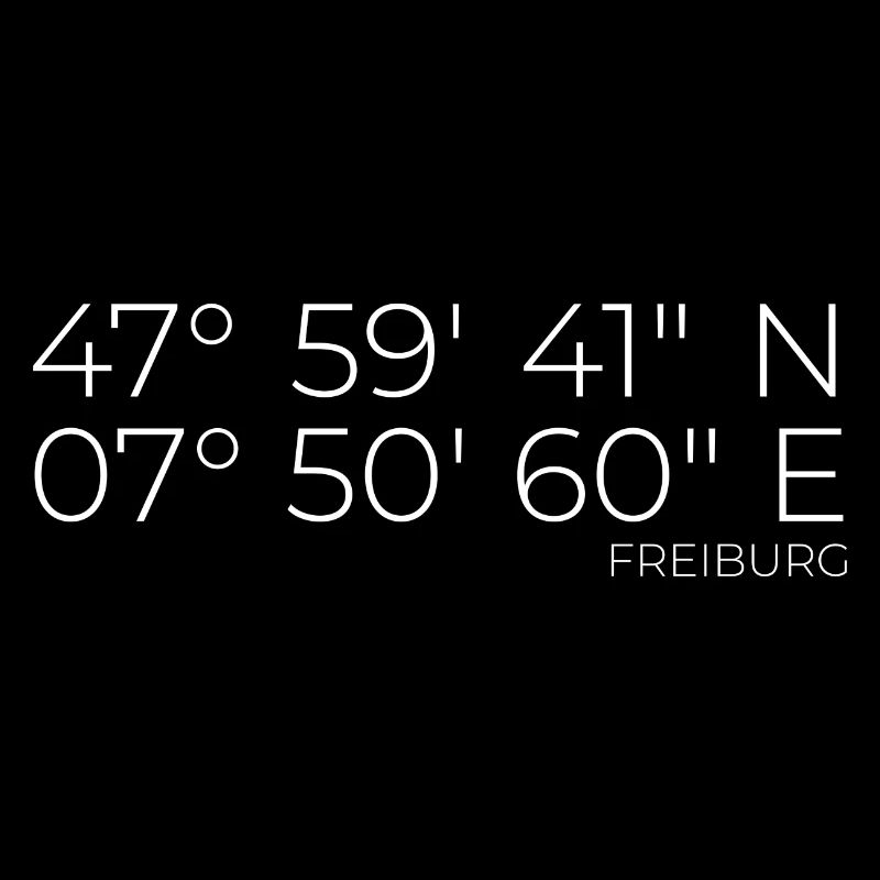 coordinates Freiburg im Breisgau