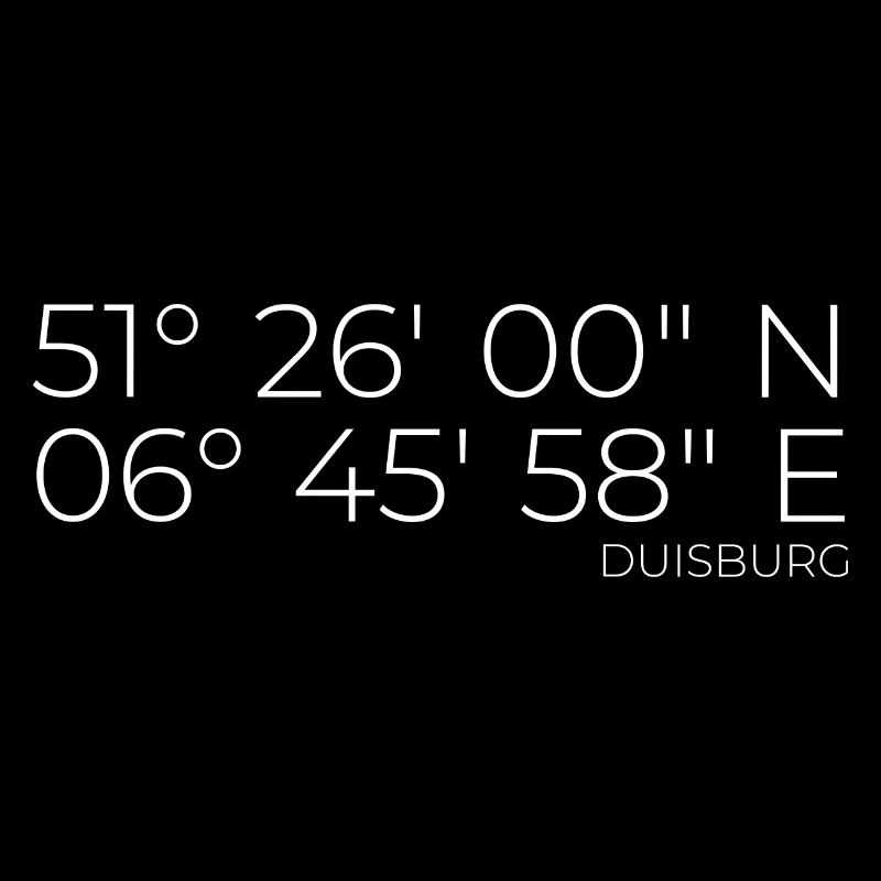 Coordinates Duisburg
