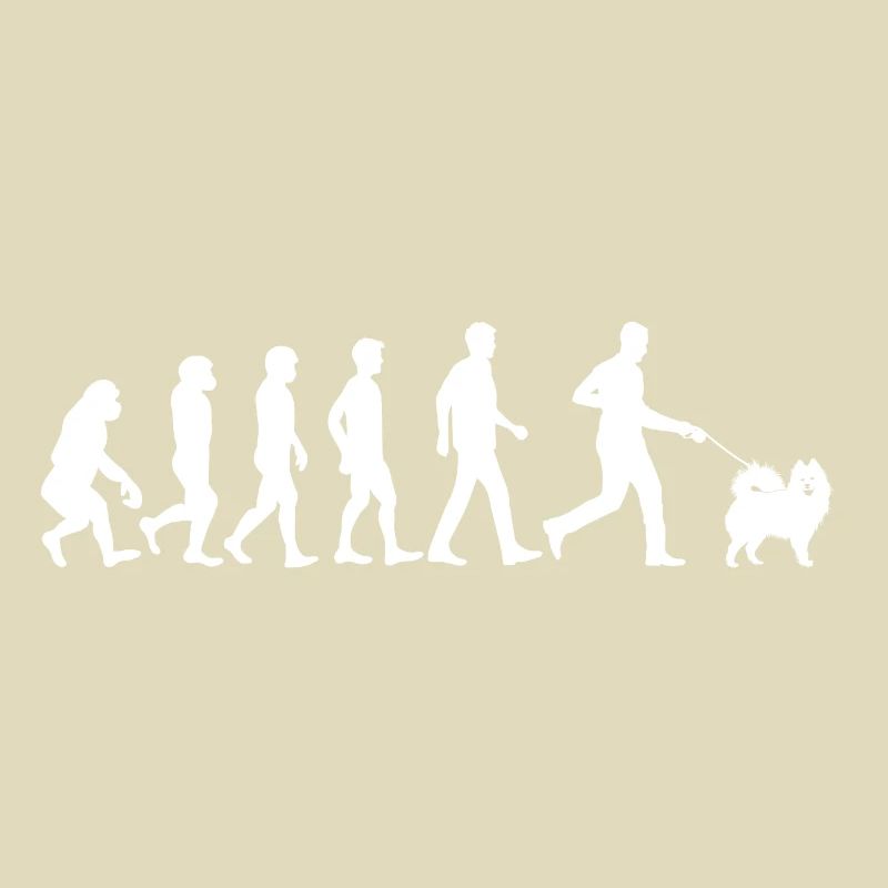 Samoyed Hund Evolution Hundebesitzer