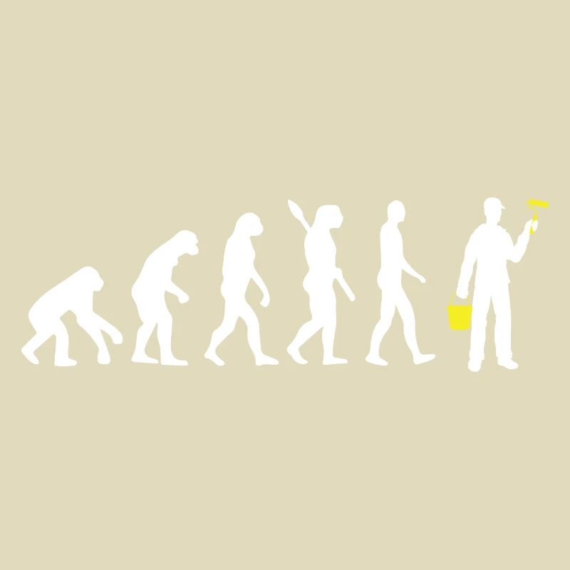 Painter - Evolution of Man / Darwin Yellow